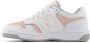 New Balance 480 sneakers wit koraalrood - Thumbnail 3