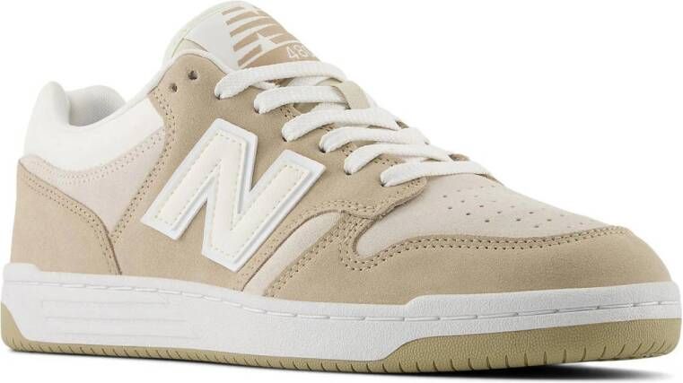 New Balance BB480 suède sneakers beige ecru wit