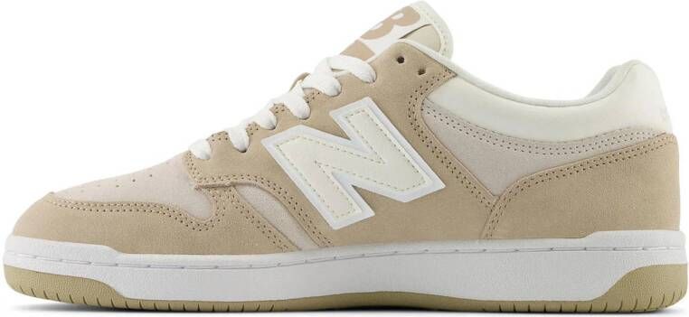New Balance BB480 suède sneakers beige ecru wit