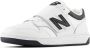New Balance 480 V1 sneakers wit zwart Leer Effen 33.5 - Thumbnail 2