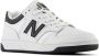 New Balance 480 V1 sneakers wit zwart Imitatieleer Meerkleurig 33.5 - Thumbnail 2