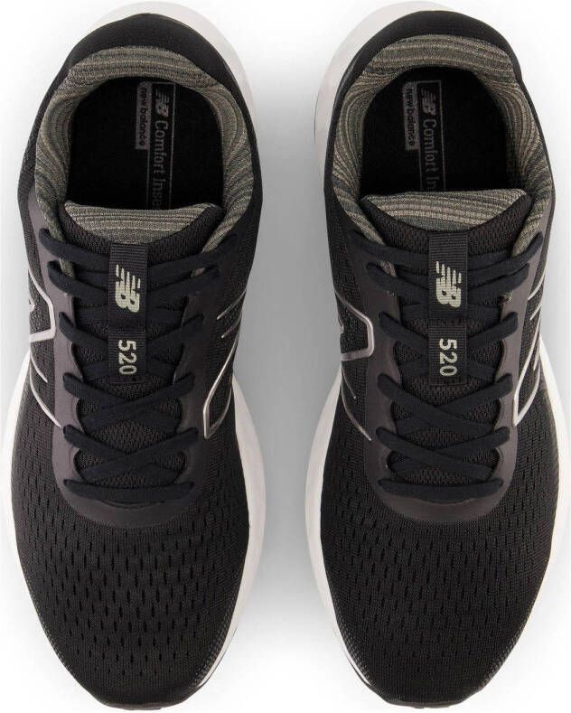 New Balance 520 hardloopschoenen zwart zilver