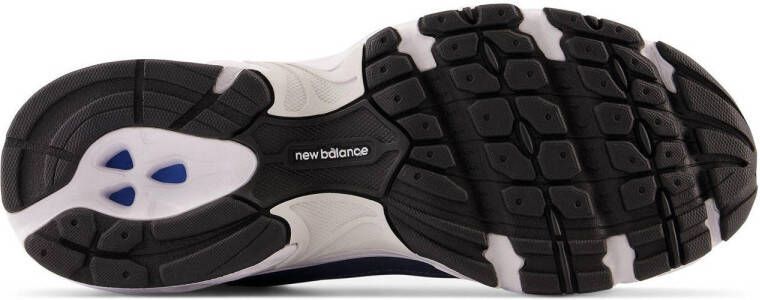 New Balance Suede en Mesh Sneakers met Leren Details Blue Heren