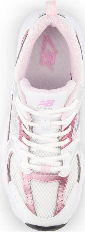 New Balance 530 sneakers wit roze