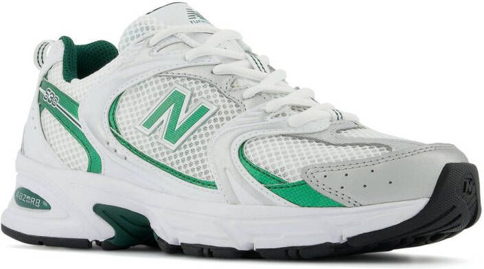 New Balance 530 sneakers wit groen
