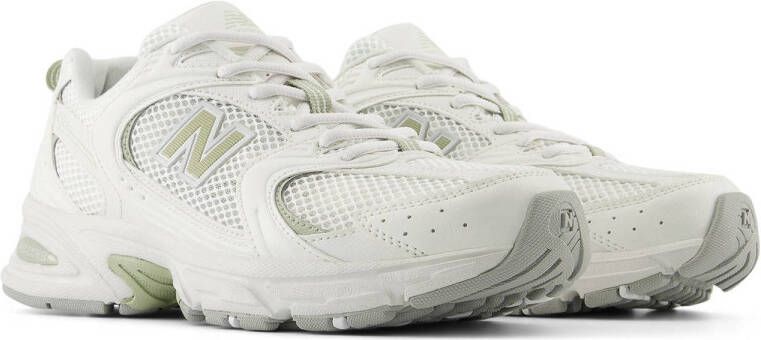 New Balance 530 sneakers wit groen