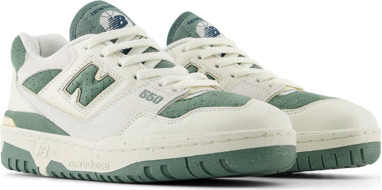 New Balance 550 sneakers groen ecru