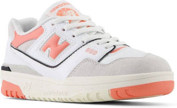 New Balance 550 sneakers wit beige oranje
