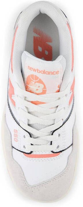 New Balance 550 sneakers wit beige oranje