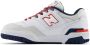 New Balance 550 sneakers wit donkerblauw rood - Thumbnail 3