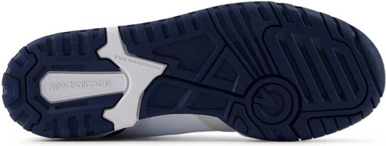 New Balance 550 sneakers wit donkerblauw rood