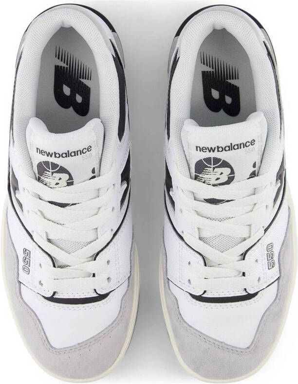 New Balance 550 sneakers wit zwart grijs