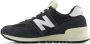 New Balance 574 sneakers antraciet ecru - Thumbnail 3
