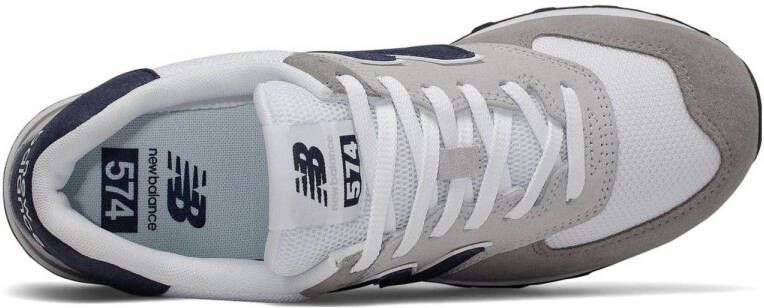 New Balance 574 sneakers beige wit donkerblauw