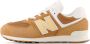 New Balance 574 sneakers bruin wit Jongens Meisjes Suede Meerkleurig 36 - Thumbnail 5