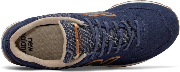 New Balance 574 sneakers donkerblauw cognac