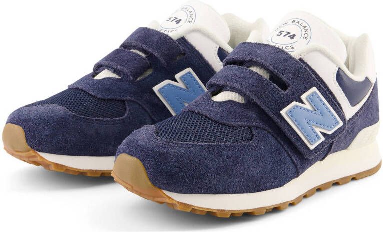 New Balance 574 sneakers donkerblauw wit