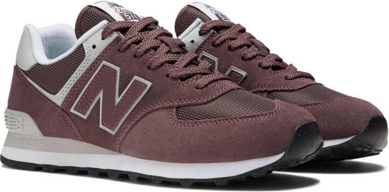 New Balance 574 sneakers donkerbruin lichtgrijs
