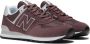 New Balance 574 sneakers donkerbruin lichtgrijs - Thumbnail 4