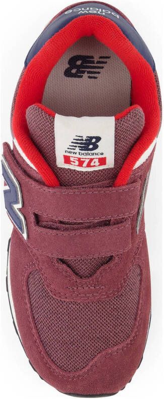 New Balance 574 sneakers donkerrood donkerblauw