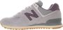 New Balance 574 sneakers grijs lila - Thumbnail 3