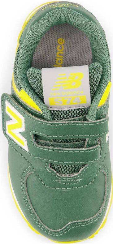 New Balance 574 sneakers groen geel