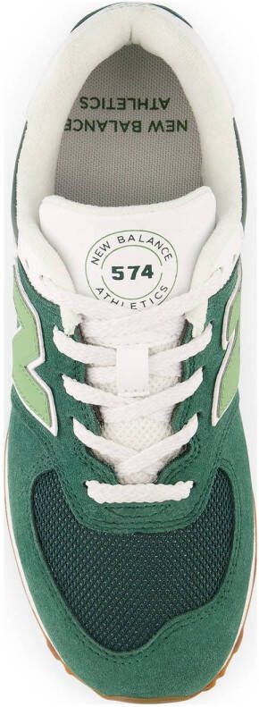 New Balance 574 sneakers groen wit