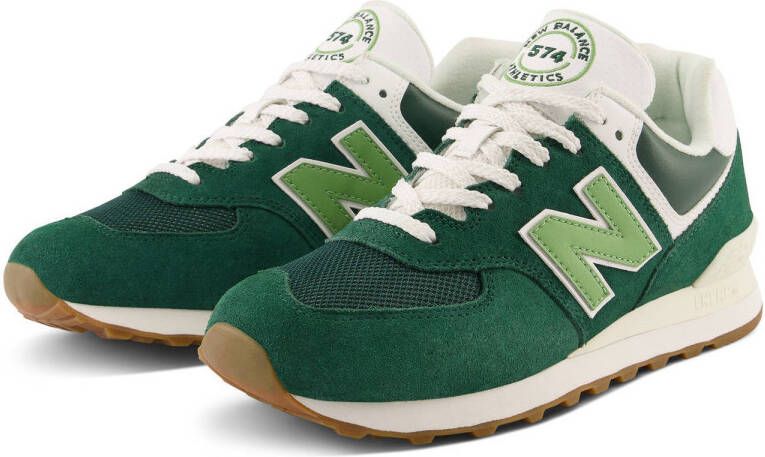 New Balance 574 sneakers groen wit