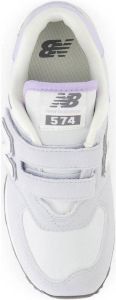 New Balance 574 sneakers lichtgrijs lila