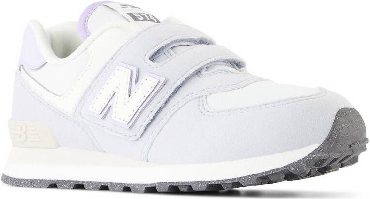 New Balance 574 V1 sneakers lichtgrijs lila