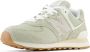 New Balance 574 sneakers lichtgroen ecru wit - Thumbnail 5