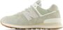 New Balance 574 sneakers lichtgroen ecru wit - Thumbnail 6