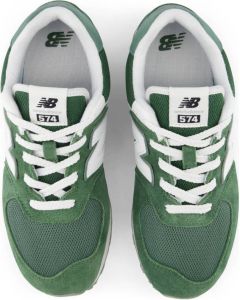 New Balance 574 sneakers mosgroen wit