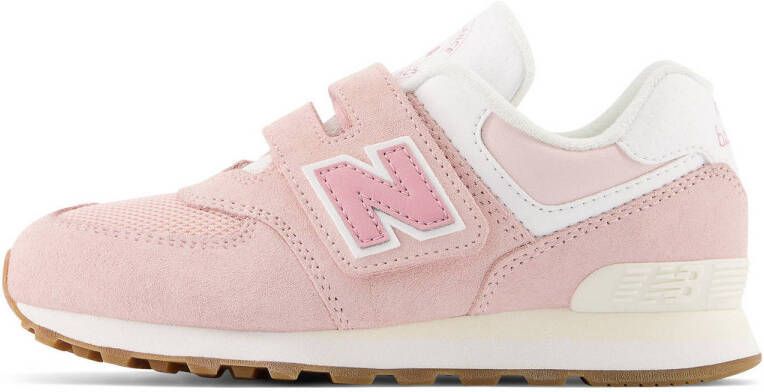 New Balance 574 sneakers roze wit