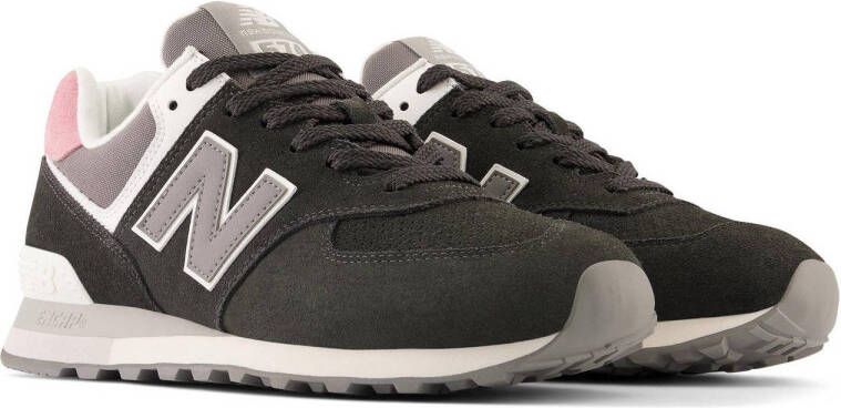 New Balance 574 sneakers zwart grijs roze