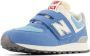 New Balance 574 V1 sneakers blauw lichtblauw Suede Meerkleurig 33.5 - Thumbnail 4