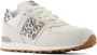 New Balance 574 V1 sneakers dierenprint offwhite blauw Ecru Suede 36 - Thumbnail 7