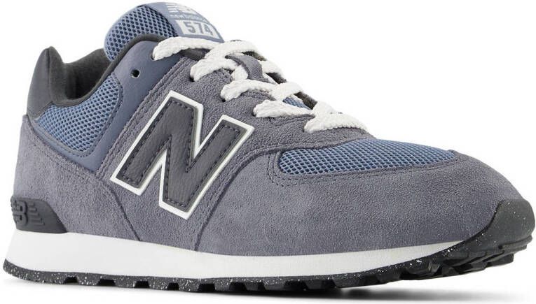 New Balance 574 V1 sneakers grijsblauw zwart wit