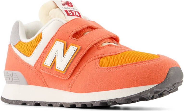 New Balance 574 V1 sneakers oranje wit grijs