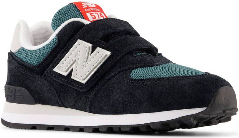 New Balance 574 V1 sneakers zwart grijsblauw