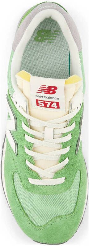 New Balance 574 V2 sneakers groen wit