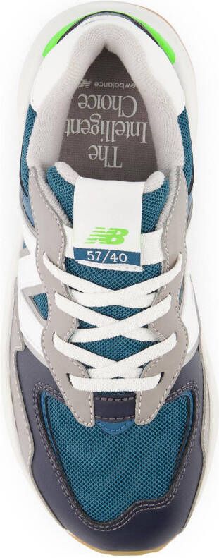 New Balance 57 40 sneakers grijs blauw wit