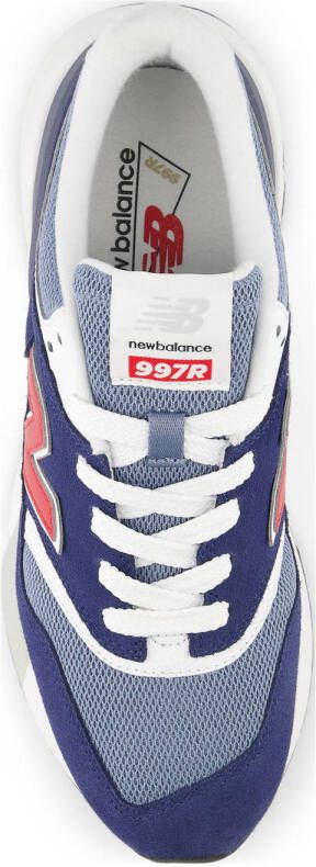 New Balance 997 sneakers donkerblauw lichtblauw rood