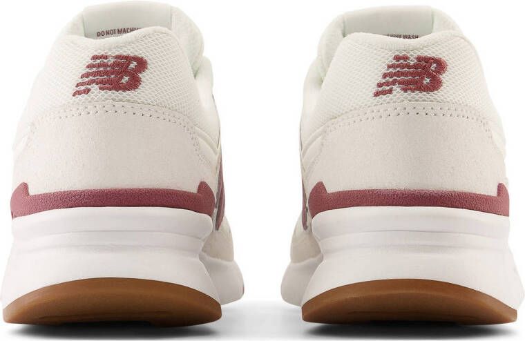 New Balance 997 sneakers ecru donkerrood