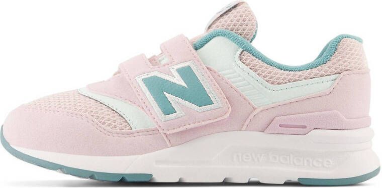 New Balance 997 sneakers roze groen wit