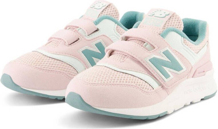 New Balance 997 sneakers roze groen wit