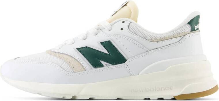 New Balance 997 sneakers wit ecru groen