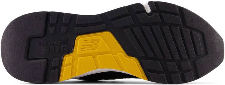 New Balance 997 sneakers zwart wit geel