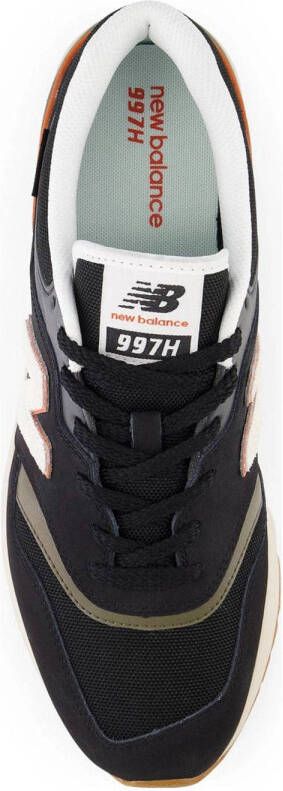 New Balance 997 sneakers zwart wit oranje