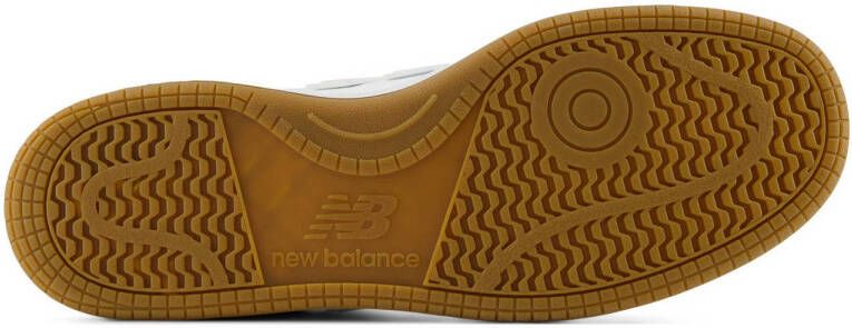 New Balance BB480 leren sneakers wit beige